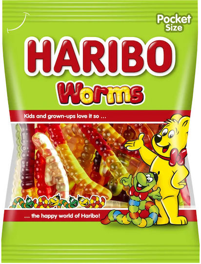 Haribo Jellies Worms 1pcs 100gr