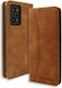 Book Δερματίνης Καφέ (Realme GT Neo 3T 5G)