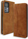 Book Synthetic Leather Brown (Xiaomi 12T / 12T Pro)