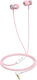 Havit E303P In-ear Handsfree με Βύσμα 3.5mm Ροζ