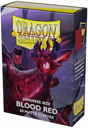 Dragon Shield Japanese Small Size Card Sleeves 60τμχ Red