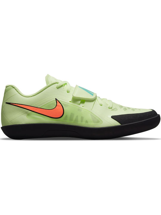 Nike Zoom Rival SD 2 Αθλητικά Παπούτσια Spikes Barely Volt / Dynamic Turquoise / Black / Hyper Orange