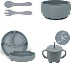 Baby Cloud Silicone Feeding Set 5 Pieces