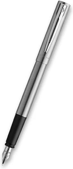Waterman Allure Chrome CT Πένα Γραφής Fine Ασημί από Ατσάλι με Μαύρο Μελάνι