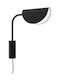Maytoni Mollis Modern Leuchte Wand Steckdose mit Fassung G9 Schwarz 29cm