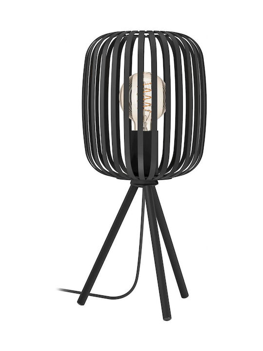 Eglo Romazzina Lustră Decorativă cu Soclu pentru Bec E27 Negru