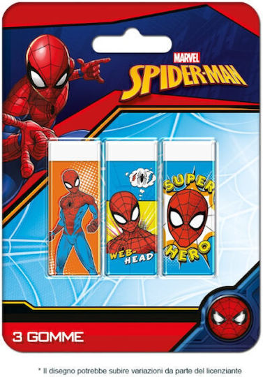 Сет Гуми за Молив MCG Spiderman 3бр