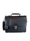 Leather Men's Briefcase Black