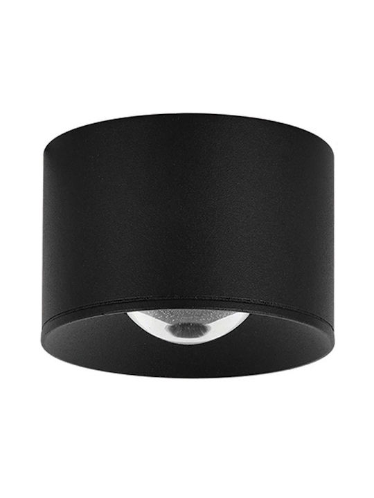 Zambelis Lights Outdoor Ceiling Spot with Integrated LED in Black Color S133