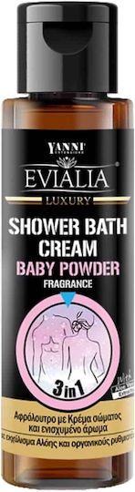 Yanni Extensions Evialia Baby Powder Κρεμώδες Αφρόλουτρο & Άρωμα Πούδρα 100ml