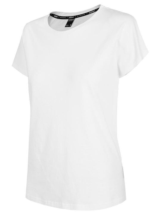 Outhorn Damen Sportlich T-shirt Weiß