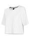 Outhorn Γυναικείο Αθλητικό Crop T-shirt Λευκό