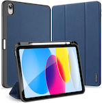 Dux Ducis Domo Flip Cover Plastic / Silicon Albastru (iPad 2022 10.9'' - iPad 2022 10,9")