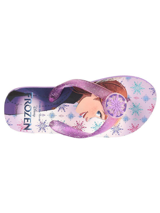 Disney Παιδικές Σαγιονάρες Flip Flops Frozen Μωβ