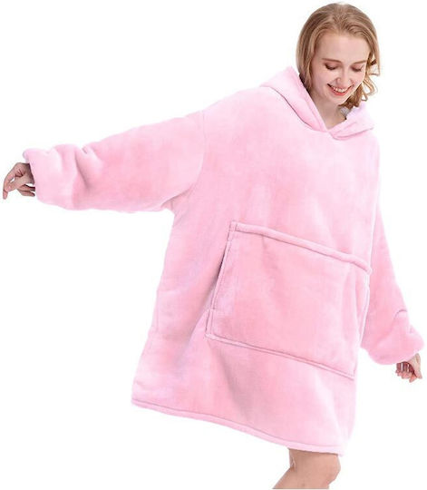 Blanket with Sleeves 74x87cm Pink Blanket with Sleeves 74x87cm Pink