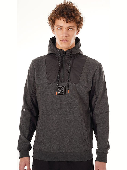 Sweatshirt with Hood Gray