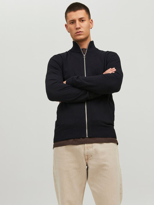Jack & Jones Cardigan pentru Bărbați Neagră