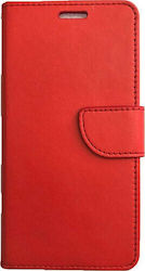 Synthetic Leather Book Red (Redmi A1)