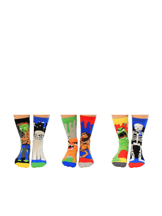 United Odd Socks Șosete pentru Copii Înălțime până la genunchi Multicolore 6 Perechi