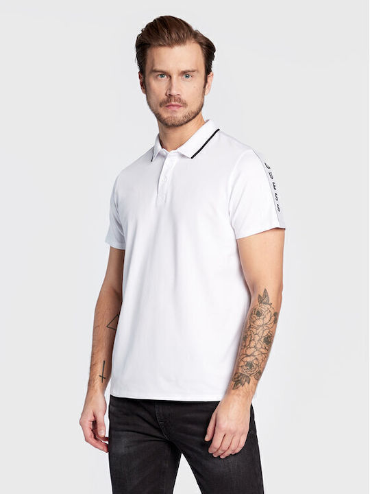 Guess Polo Tricou Alb