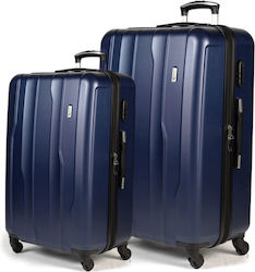 Cardinal 2012 Travel Bags Hard Blue with 4 Wheels Set 2pcs 2012/60/70