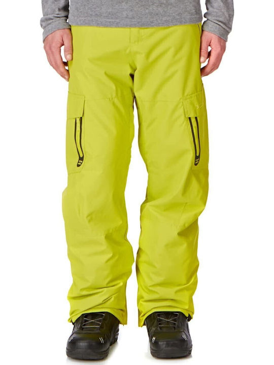 Billabong Cad Q6PM02BIW4-6636 Ανδρικό Παντελόνι Σκι & Snowboard Κίτρινο