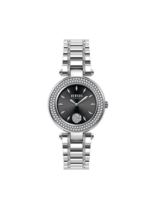 Versus by Versace Brickland Uhr mit Silber Metallarmband