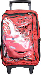 Sunce Σχολική Τσάντα Τρόλεϊ Δημοτικού σε Κόκκινο χρώμα Μ32 x Π17 x Υ45εκ