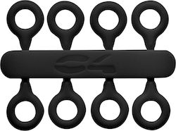 SILICON O-RING NEGRU 8PCS