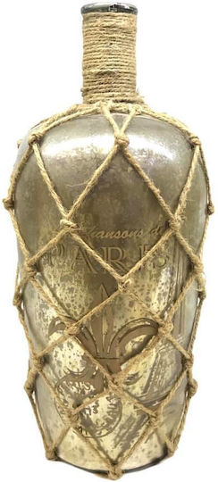 Collezione Imports Vase Glas Paris Gold Abmessung P17xY37cm