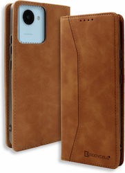 Bodycell Synthetic Leather Book Brown (Realme C30)