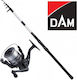 Dam Base-X Tele Pole Fishing Rod for Casting with Reel 2.7m 50-100gr