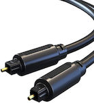 Cabletime Optical Audio Cable TOS male - TOS male Μαύρο 5m (CT-AV380)