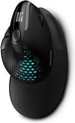 Urban Factory Ergo Max Bluetooth Wireless Ergonomic Vertical Mouse Black