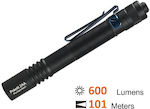 Acebeam Rechargeable Flashlight LED Waterproof IP68 with Maximum Brightness 600lm Pokelit