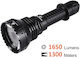 Acebeam Rechargeable Flashlight LED IP68 with Maximum Brightness 2200lm L19 Black