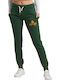 Vintage Pride & Craft Pantaloni de Trening cu elastic Enamel Green