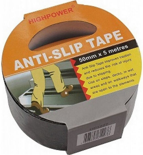 Highpower Highpower Anti-Slip Tape HP-1227 Αυτοκόλλητη Αντιολισθητική Ταινία Μαύρη 5mx50mm