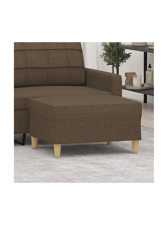 Stoff Fußhocker Braune 70x55x41cm