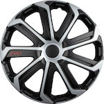 Auto Gs Set Capace Roți Auto Evo 4buc 15" Negru/Argint