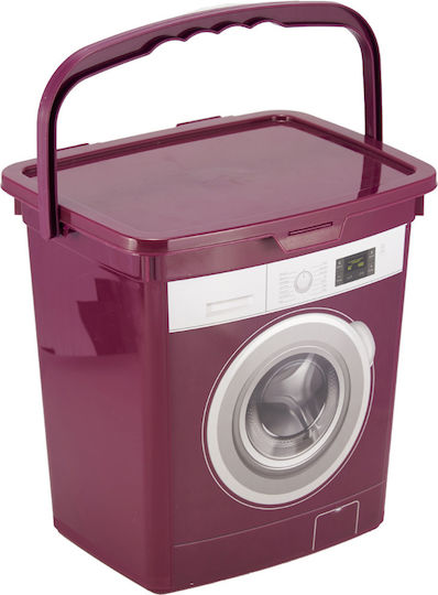 TnS Plastic Cutie de Depozitare cu Capac Roșu 6lt 1buc