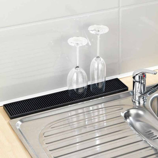 Wenko Slim Geschirrabtropfer Kunststoff Schwarz 42x8cm