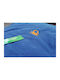 Benetton Pătură Fleece Superdublă 220x240 cm Albastră - Albastru Deschis