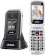 Tokvia T221 Single SIM Mobile Phone with Large Buttons Black