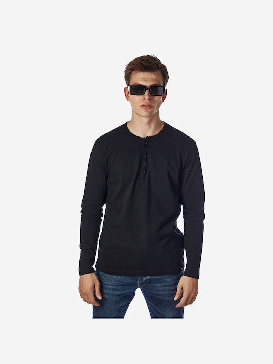 BROKERS MEN'S LONG-SLEEVED T-SHIRT BLACK