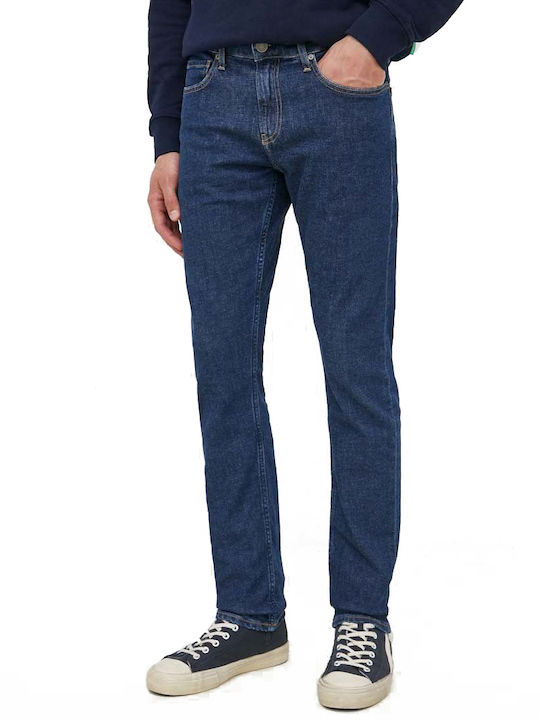 Calvin Klein Ανδρικό Παντελόνι Τζιν Ελαστικό σε Slim Εφαρμογή Μπλε