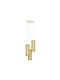 Wofi Jardin Pendant Light Gold with Socket E27 35cm