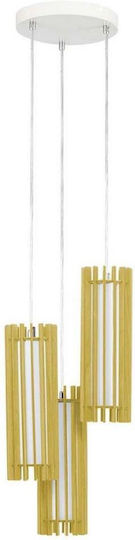 Wofi Jardin Hängelampe Gold mit Fassung E27 35cm.