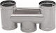 012.00.0500250 Krone Rauchrohr Inox 250mm Silber