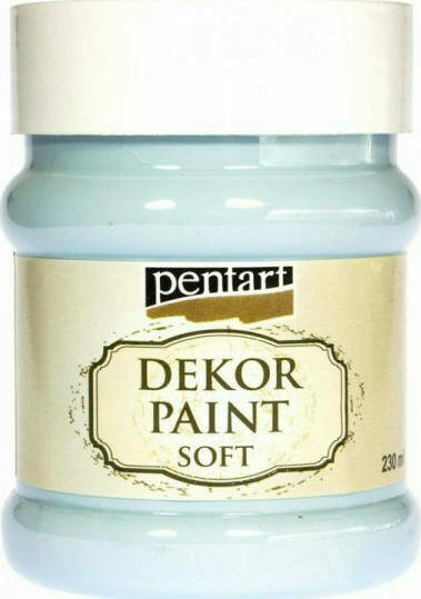 Pentart Dekor Paint Soft Χρώμα Κιμωλίας Ice Blue 100ml 21636